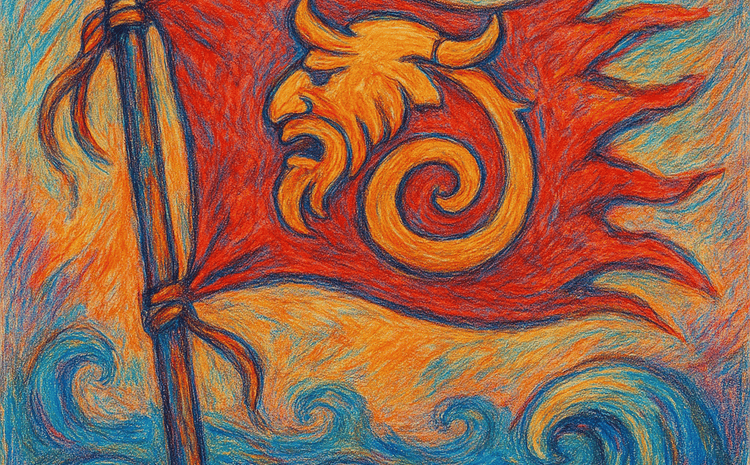 bandera vikinga